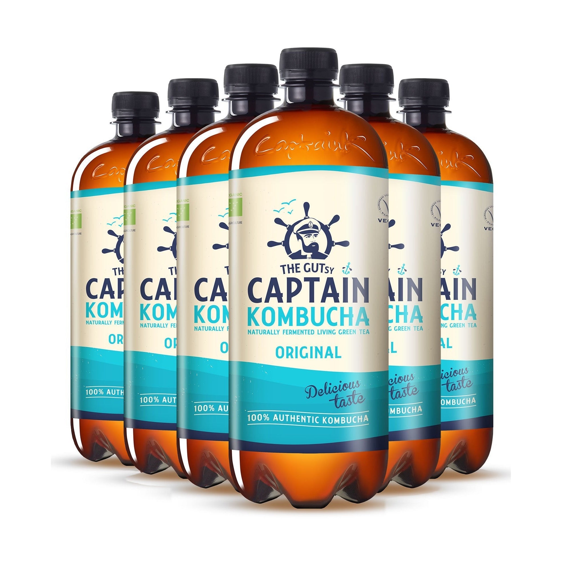 GUTsy Captain Kombucha - Oryginalna 6 x 1L