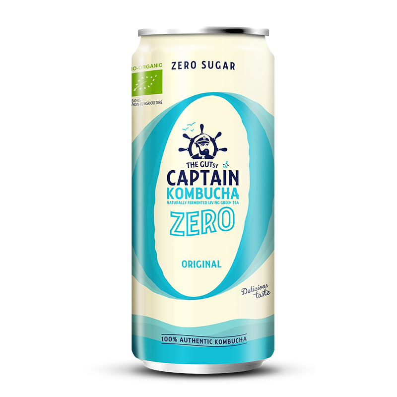 GUTsy Captain Kombucha Zero - Oryginalne PUSZKI 20 x 250ml